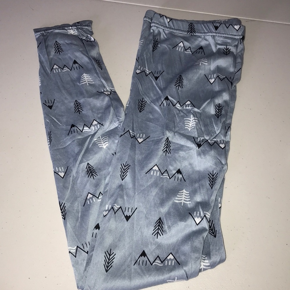 GRAY CHILDREN'S LEGGINGS